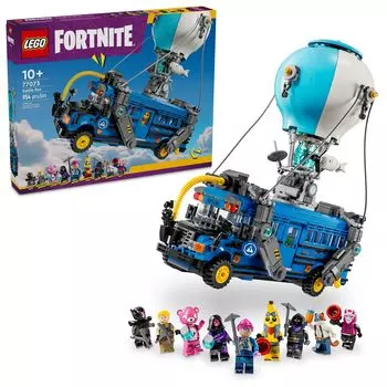 LEGO Fortnite Battle Bus Игрушка Подарок на день рождения Блок Мальчики Девочки Дети 10 лет 11 лет 12 лет Начальная школа Игра Транспортное средство Автомобиль Мини