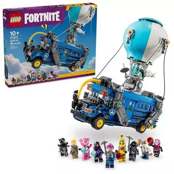 Lego Fortnite Battle Bus игрушки игрушка подарок на день рождения блок мальчик девочка ребенок 10 лет 11 лет 12 лет Ученик начальной школы игра транспортное средство