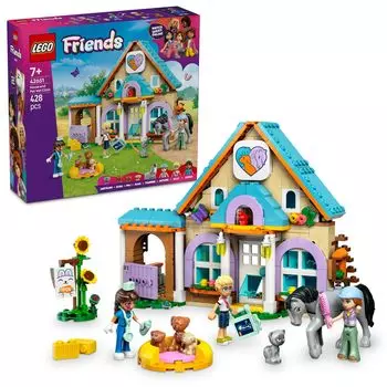 LEGO Friends Animal Hospital and Pets Toys Birthday Present Blocks Girls Boys Children 7 Years Old 8 Years Old 9 Years Old Elementary School Pretend