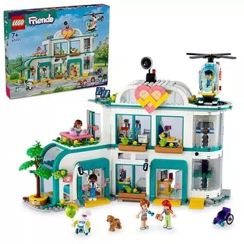 Lego friends больница Хартлейк Сити игрушки игрушка подарок на день рождения блок девочка мальчик ребенок 7 лет 8 лет 9 лет ученик начальной школы