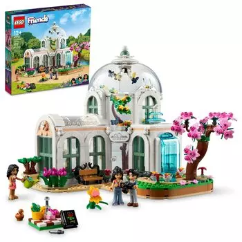 LEGO Friends Botanical Garden 41757 Building Toy Set Creative Projects for Ages 12 and Up Build and Display Detailed Greenhouse Scenes Gift for Kids