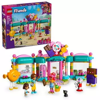 LEGO Friends Heartlake City Candy Shop Toys Подарки на день рождения Блоки Образовательные Девочки Мальчики Дети 6 лет 7 лет 8 лет 9 лет