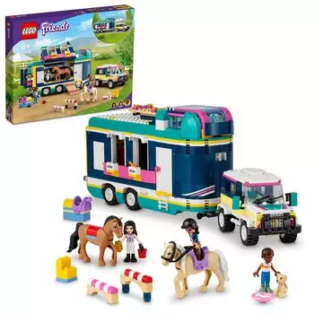 LEGO Friends Horse Show Trailer 41722 Игрушечный блок Present Doll Ролевые игры Животное Животное Девочки Возраст 8+