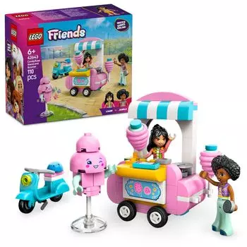 LEGO Friends Магазин сладкой ваты Игрушки Подарок на день рождения Блоки Образовательные Девочки Мальчики Дети 6 лет 7 лет 8 лет 9 лет Притворись