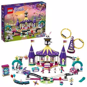LEGO Friends Magical Exciting Roller Coaster 41685 Игрушечный блок Подарочная кукла Кукольные американские горки для девочек от 8 лет и старше