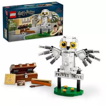 Lego harry potter Hedwig of 4 Privet Drive игрушки игрушка подарок на день рождения блок Рождество девочка мальчик ребенок 7 лет 8 лет 9 лет Элементарный