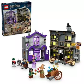 Lego harry potter магазин ollivander s и магазин одежды мадам малкин игрушки игрушка подарок на день рождения блок мальчик девочка ребенок 8 лет 9 лет 10