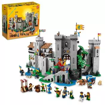 LEGO Icon Lion Castle Игрушка Подарок на день рождения Блок Рождество Мужчины Женщины Интерьер Стильный 10305 Рыцарь