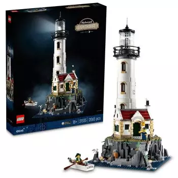 LEGO Idea Lighthouse Toy Игрушка Подарок на день рождения Блок Рождество Мужчины Женщины Интерьер Стильный Мать Отец 21335 (с мотором)