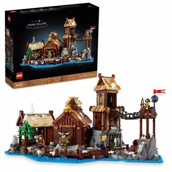 LEGO Idea Viking Village Игрушка Подарок на День Рождения Блок Рождество Мужчины Женщины Интерьер Стильный 21343