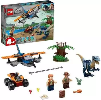 LEGO Jurassic World 75942 Велоцираптор: на помощь на биплане