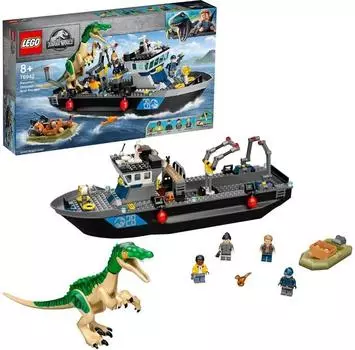 LEGO Jurassic World 76942 Динозавр Барионикс и побег на лодке