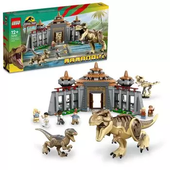 LEGO Jurassic World Visitor Invasion of and Raptor Toy Подарок на день рождения Блок Рождество Мальчики Девочки Дети 12 лет 13 лет 14 лет