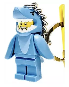 LEGO Keychain Keychain Shark Man Kigurumi Blue 6 years old 853666 ~