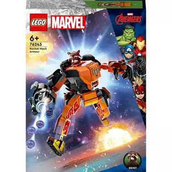 LEGO Marvel 76243 Робот-ракета Mac, разноцветный