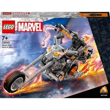 LEGO Marvel 76245 Робот и велосипед Ghost Rider Mac, разноцветные