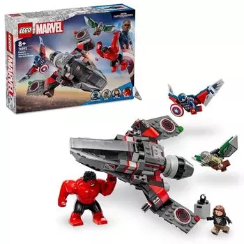 Lego Marvel битва между Капитаном Америкой и Красным Халком игрушки игрушка подарок на день рождения блок мальчик девочка ребенок 8 лет 9 лет 10 лет Элементарный