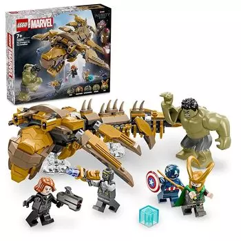Lego Marvel Битва между Мстителями и Левиафаном игрушки игрушка подарок на день рождения блок мальчик девочка ребенок 7 лет 8 лет 9 лет Элементарный