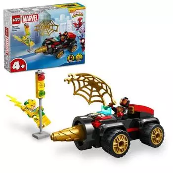 LEGO Marvel Spidey and the Amazing Friends Drill Spinner Machine Toy Gift Birthday Block Educational Christmas Boys Girls Children 4 Years Old 5 Ye