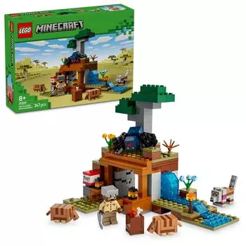 LEGO Minecraft Armadillo Savannah Exploration Toy Подарок на день рождения Блок Мальчики Девочки Дети 8 лет 9 лет 10 лет Начальная школа