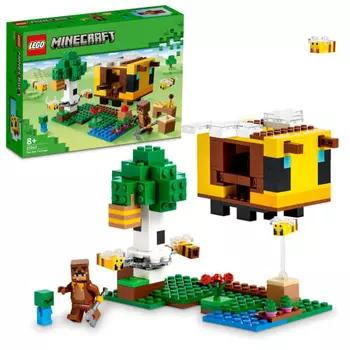 LEGO Minecraft Bee Cottage Toy Present Birthday Block Christmas Boys Girls Children 8 Years Old 9 Years Old 10 Years Old Elementary School Minecraft G
