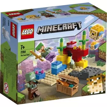 LEGO Minecraft Coral Reef 21164 Игрушечный блок Present Video Game Sea Boys Girls Ages 7+