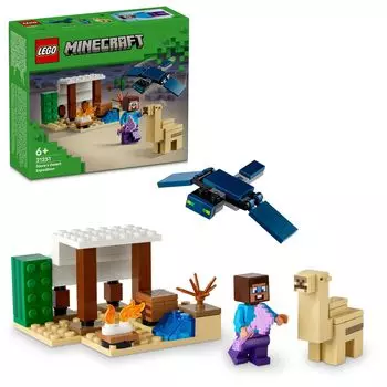 LEGO Minecraft Desert Exploration Игрушка Подарок на день рождения Блок Образовательный Рождество Мальчики Девочки Дети 6 лет 7 лет 8 лет Minecraft