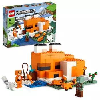 LEGO Minecraft Fox House Игрушка Подарок на день рождения Блок Рождество Мальчики Девочки Дети 8 лет 9 лет 10 лет Начальная школа Minecraft