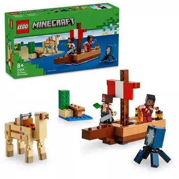 LEGO Minecraft Пиратский корабль Путешествие Игрушка Подарок Игрушка Блок День рождения Рождество Мальчики Девочки Дети 8 лет 9 лет 10 лет Начальная школа