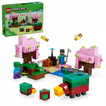 LEGO Minecraft Sakura Garden Toy Подарок на день рождения Блок Рождество Девочки Мальчики Дети 8 лет 9 лет 10 лет Ученик начальной школы
