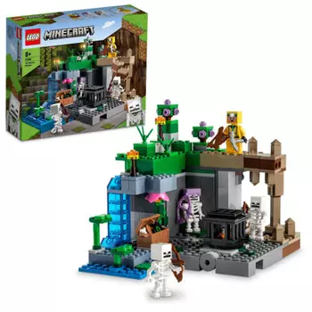 LEGO Minecraft Скелет Пещера Игрушка Подарок День Рождения Блок Рождество Мальчики Девочки Дети 8 Лет 9 Лет 10 Лет Ученик начальной школы M