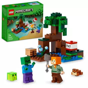 LEGO Minecraft Swamp Adventure Игрушка Подарок на день рождения Блок Рождество Мальчики Девочки Дети 7 лет 8 лет 9 лет Начальная школа Minecraf