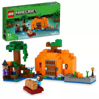 LEGO Minecraft Тыквенное поле Игрушка Подарок на день рождения Блок Рождество Мальчики Девочки Дети 8 лет 9 лет 10 лет Ученик начальной школы M