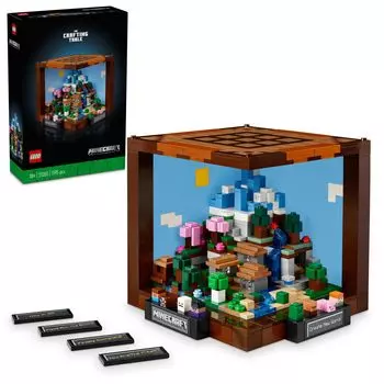 LEGO Minecraft Workbench Toy Gift Birthday Block Christmas Men Women Minecraft Goods 21265