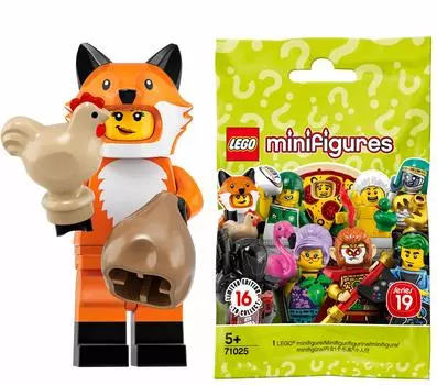 Минифигурка LEGO Серия 19 Девушка-лиса [71025-14]