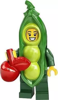 LEGO Minifigure Series 20 Костюм девушки в виде стручка гороха [71027-3]