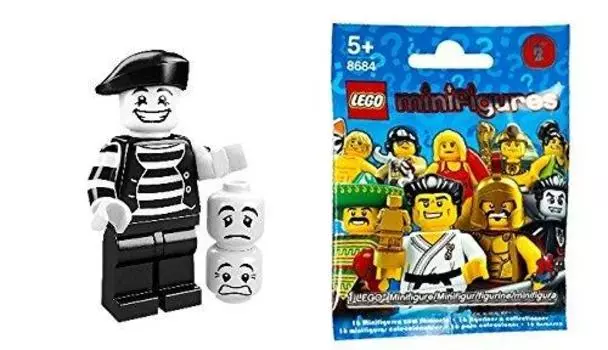 LEGO Minifigure Series 2 Pantomime Mime (Minifigure Series2) 8684-9