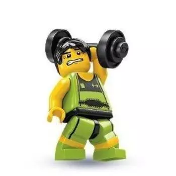LEGO Minifigure Series 2 Weight Lifter (Minifigure Series2) 8684-10