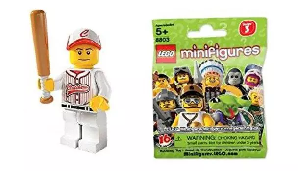 Минифигурка LEGO Серия 3 Бейсболист 8803-16