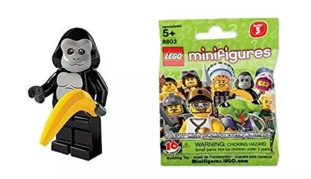LEGO Minifigure Series 3 Костюм Гориллы (Серия минифигурок3) 8803-12