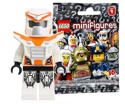 LEGO Minifigure Series 9 Battle Robot Нераспечатанный предмет Minifigure Series9 Battle (LEGO-механизм) 71000-13