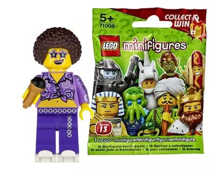 LEGO Minifigures Series 13 Disco Singer Unopened LEGO Minifigures Series 14 Disco Diva [71008-13]