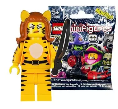 LEGO Minifigures Series 14 Женщина-тигр LEGO Minifigures Series 14 Женщина-тигр (нераспечатанный) | [71010-9]