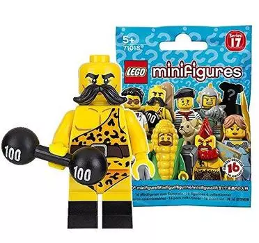 LEGO Minifigures Series 17 Circus Strong Man Нераспечатанный LEGO Minifigures Series 17 Circus Strong Man | [71018-2]