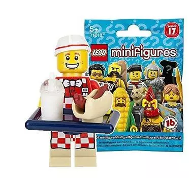 LEGO Minifigures Series 17 Hot Dog Man Нераспечатанный LEGO Minifigures Series 17 Hot Dog Man [71018-6]