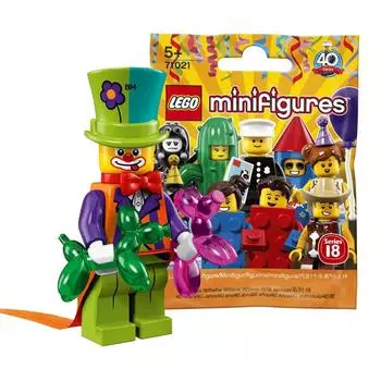 LEGO Minifigures Series 18 Party Clown LEGO Collectable Minifigures Series 18 Party Clown [Нераспечатанный] [71021-4]