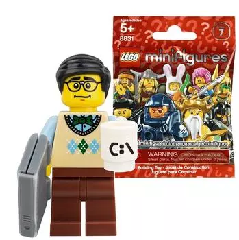 LEGO Minifigures Series 7 Программист Нераспечатанный товар LEGO Minifigures Series 7 Программист [8831-12] [Товар]