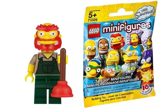 LEGO Minifigures The Simpsons Series 2 Groundskeeper Willie LEGO Minifigures The Simpsons Series 2 Groundskeeper Willie [71009-13]
