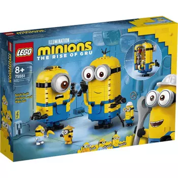 LEGO Minion Minion and Secret Base 75551 Игрушечный блок Present House Home Мальчики Девочки 8 лет и старше