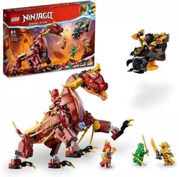 LEGO Ninjago 71793 Лавовый дракон, превращающийся в огненную волну